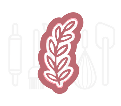 Eucalyptus uitsteker + stempel - 3D-geprint