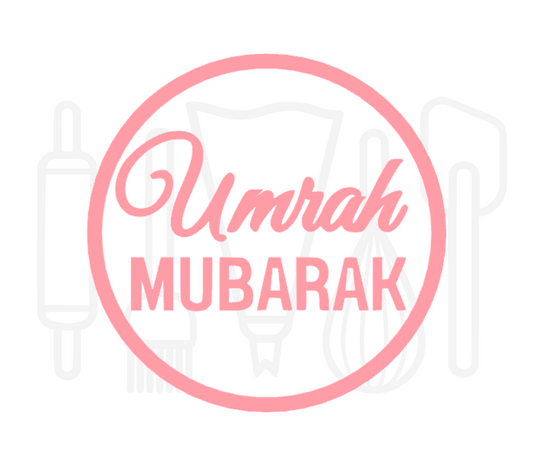 Fondant stempel Umrah mubarak - 3D Geprint
