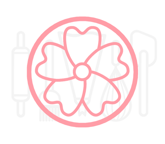 Fondant stempel Bloem - 3D Geprint