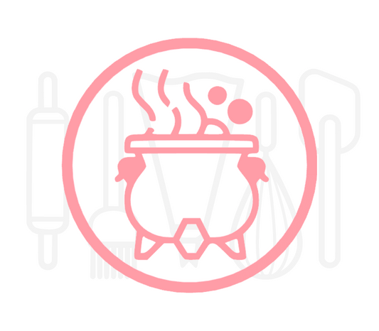 Fondant stempel Heksenketel - 3D Geprint