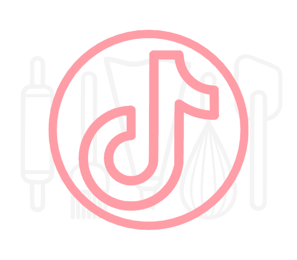 Fondant stempel TikTok logo - 3D Geprint