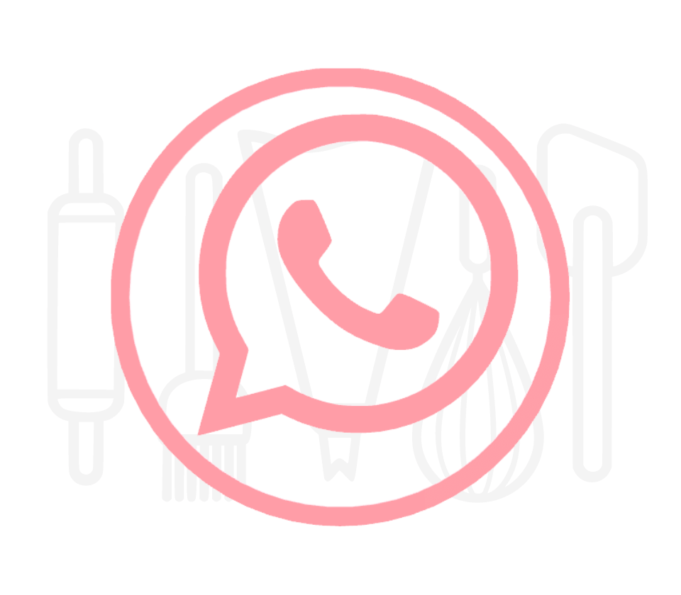 Fondant stempel Whatsapp logo - 3D Geprint