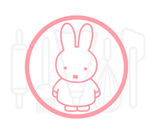 Fondant stempel Konijntje staand - 3D Geprint