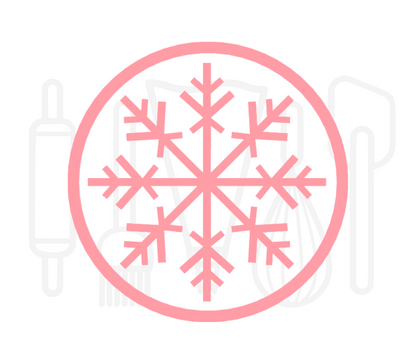 Fondant stempel Sneeuwster - 3D Geprint