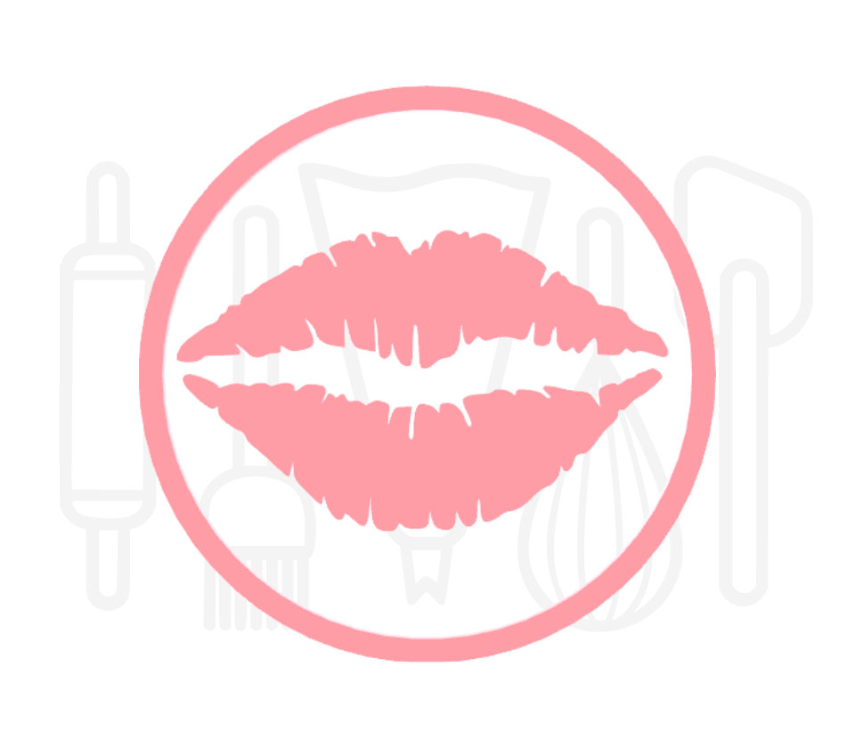 Fondant stempel Lippen - 3D Geprint