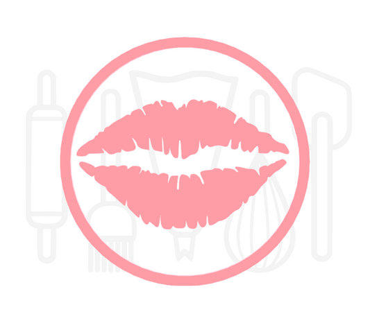 Fondant stempel Lippen - 3D Geprint