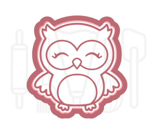 Uil uitsteker + stempel - 3D-geprint