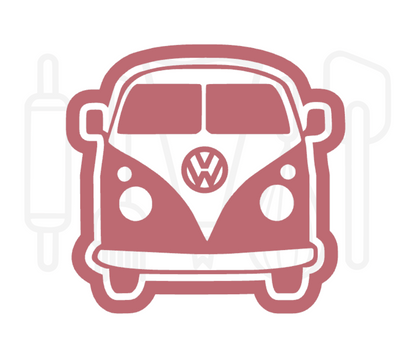 Volkswagen busje uitsteker + stempel - 3D-geprint