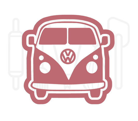 Volkswagen busje uitsteker + stempel - 3D-geprint