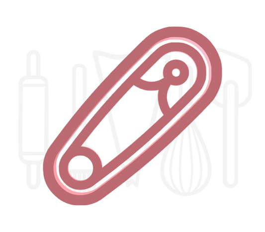 Veiligheidsspeld uitsteker + stempel - 3D-geprint