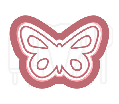 Vlinder uitsteker + stempel - 3D-geprint