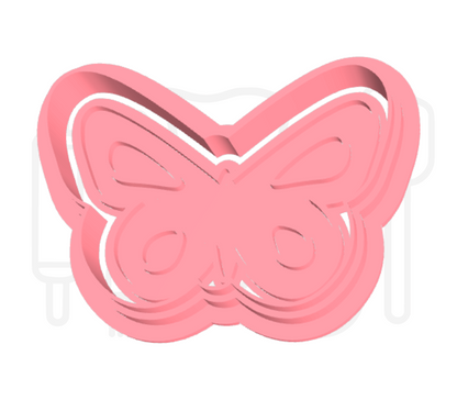 Vlinder uitsteker + stempel - 3D-geprint