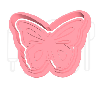 Vlinder 2 uitsteker + stempel - 3D-geprint