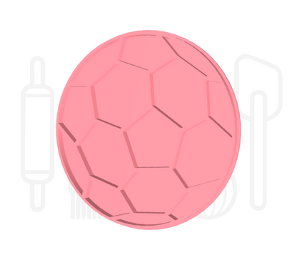 Voetbal uitsteker + stempel - 3D geprint