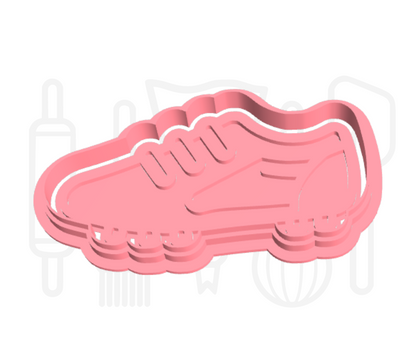 Sportschoen met noppen uitsteker + stempel - 3D geprint