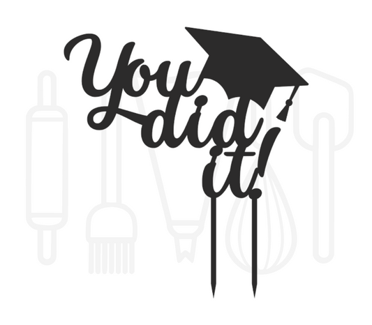 Taarttopper - You did it! met hoedje