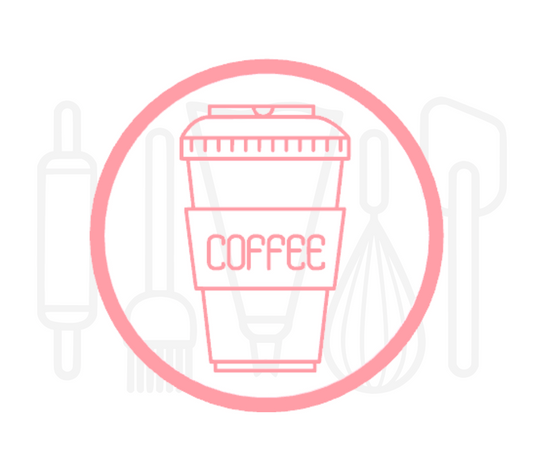 Fondant stempel Koffiebeker - 3D Geprint