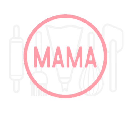 Fondant stempel Mama - 3D Geprint
